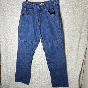 SLIDERS Carpenter Jeans Relaxed Fit Utility Denim Pants‎ Blue Size 34x36